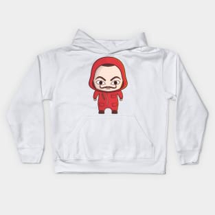 Money Heist Mask Kids Hoodie